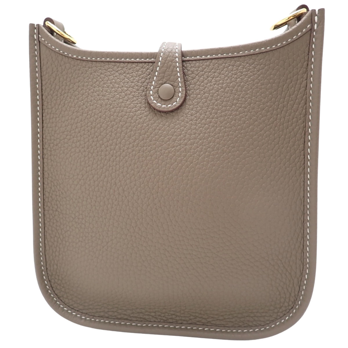 【新品】Evelyn Amazon TPM K 印花，Taurillon Clemence Etoupe/Etoupe，靛蓝，金色五金