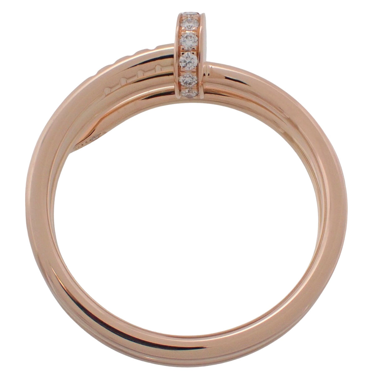 Juste un Clou Ring Double Diamond K18PG