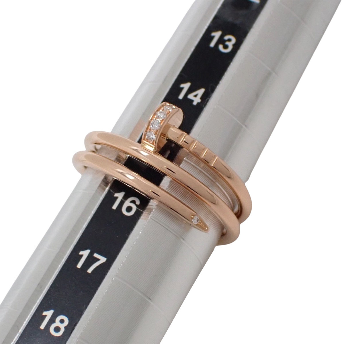 Juste un Clou Ring Double Diamond K18PG