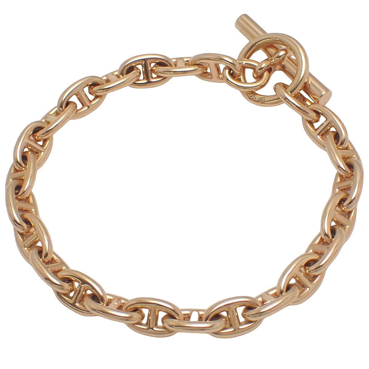 シェーヌダンクルTPM ブレスレット ピンクゴールド K18PG 21.4g