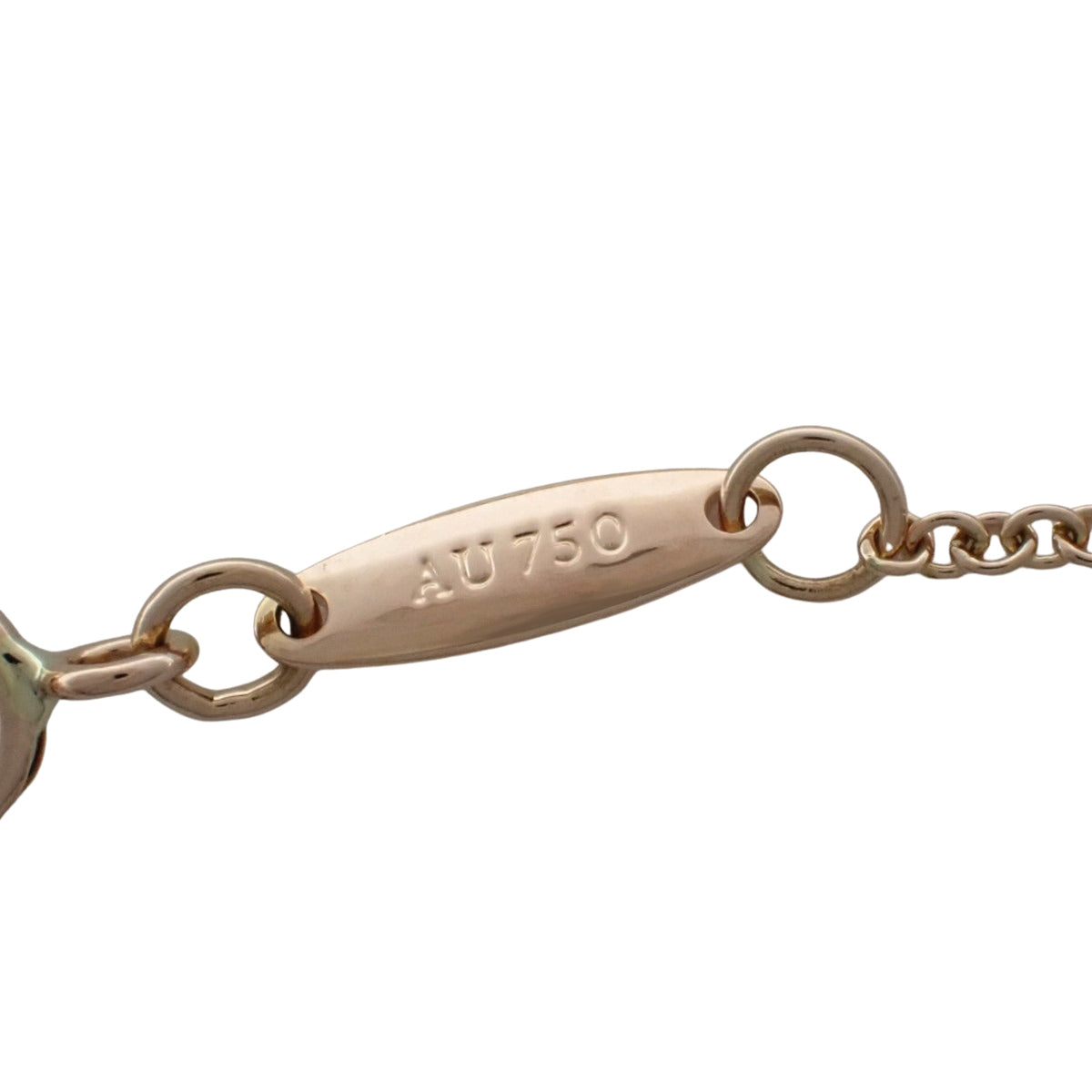 バイザヤード シングル ダイヤモンド ペンダント ピンクゴールド K18PG