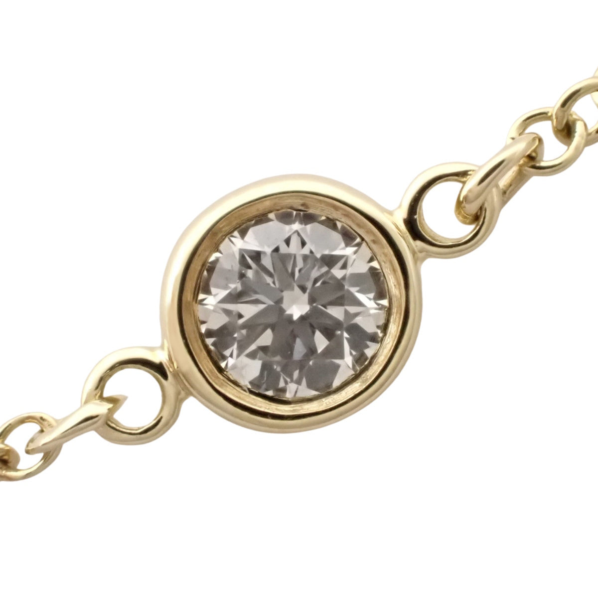 バイザヤード シングルダイヤモンド ブレスレット イエローゴールド K18YG