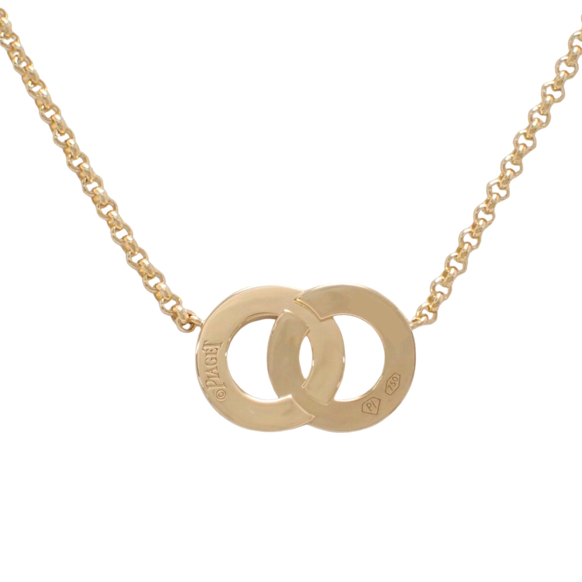 18K黄金镶钻项链