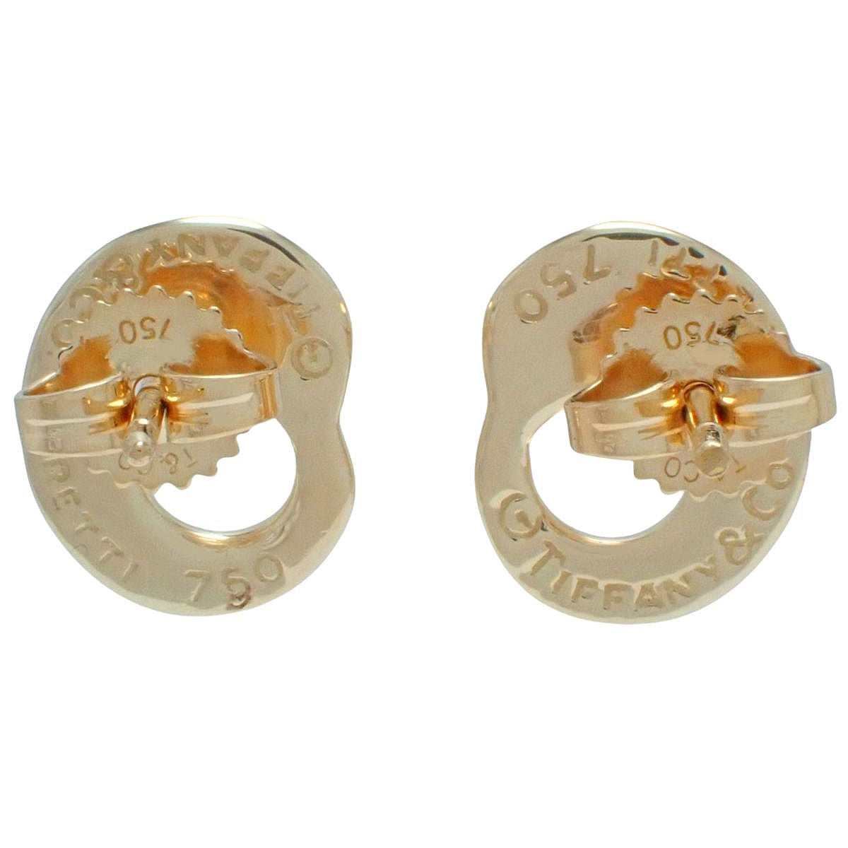 Eternal Circle Earrings in 18K Yellow Gold