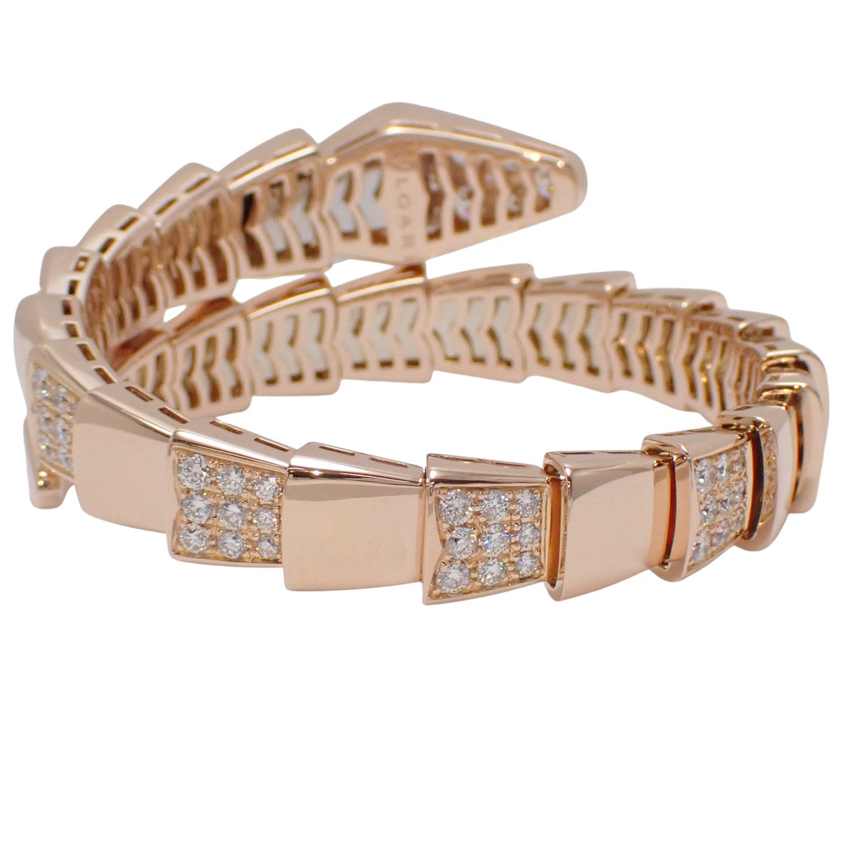 セルペンティ ヴァイパー ブレスレット ダイヤモンド ピンクゴールド PG