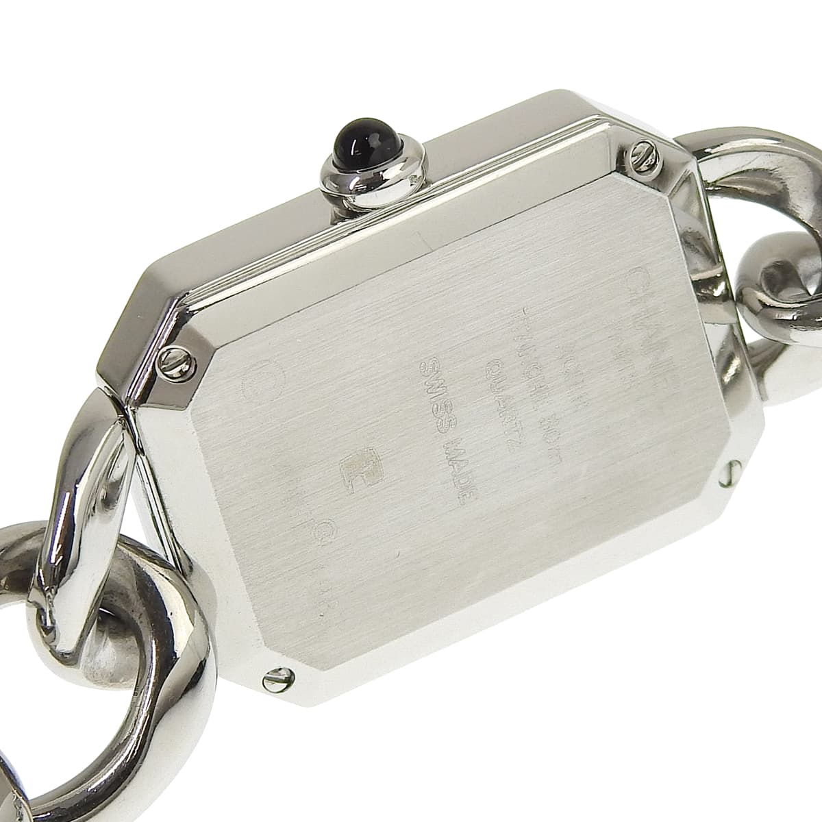 Premiere Metal Chain M H7018 SS Black Quartz Women's