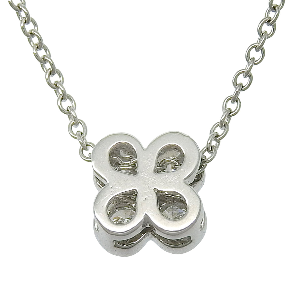 ベゼルセットネックレス ダイヤモンド プラチナ Pt950