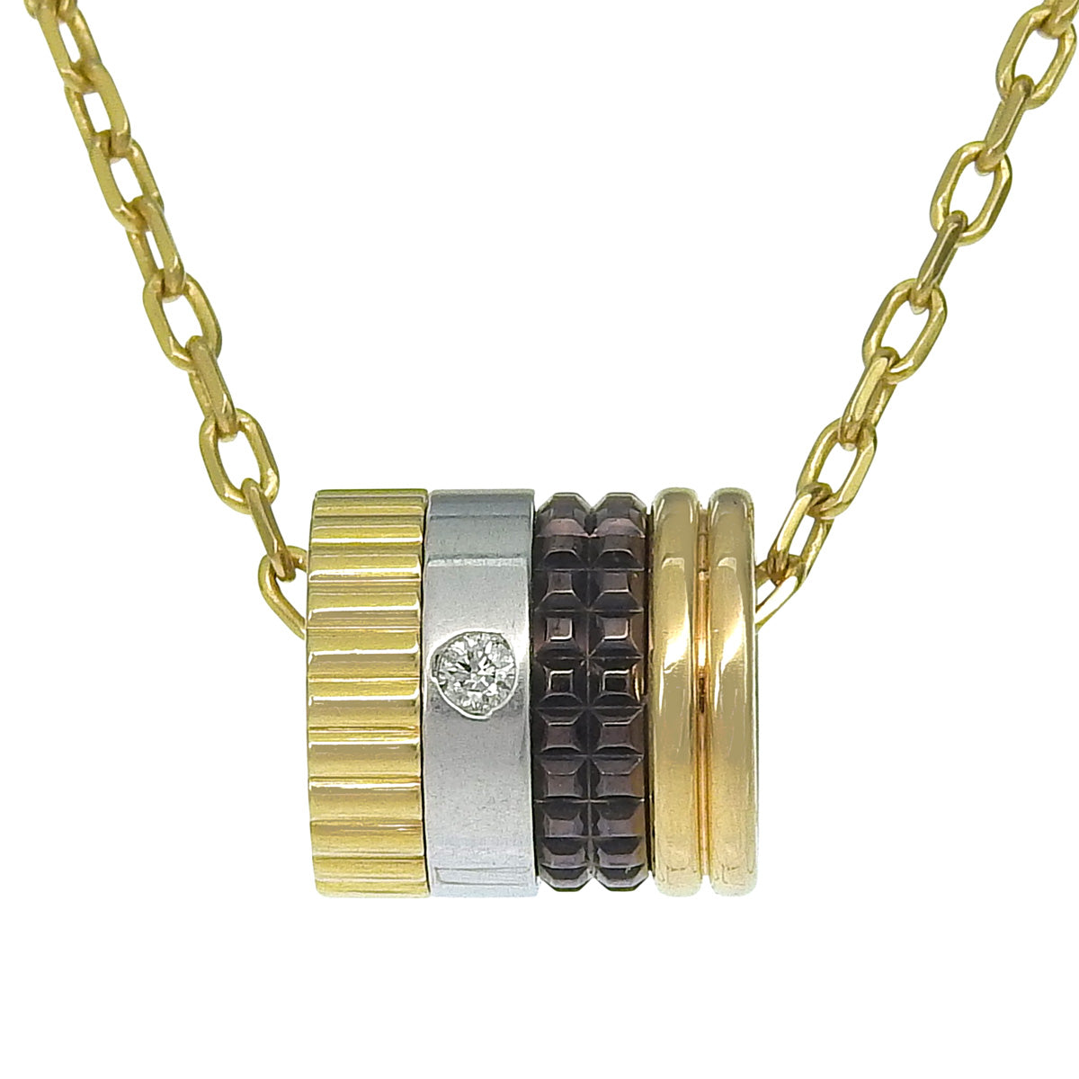 Quatre Classic Pendant Small Diamond K18YG PG WG