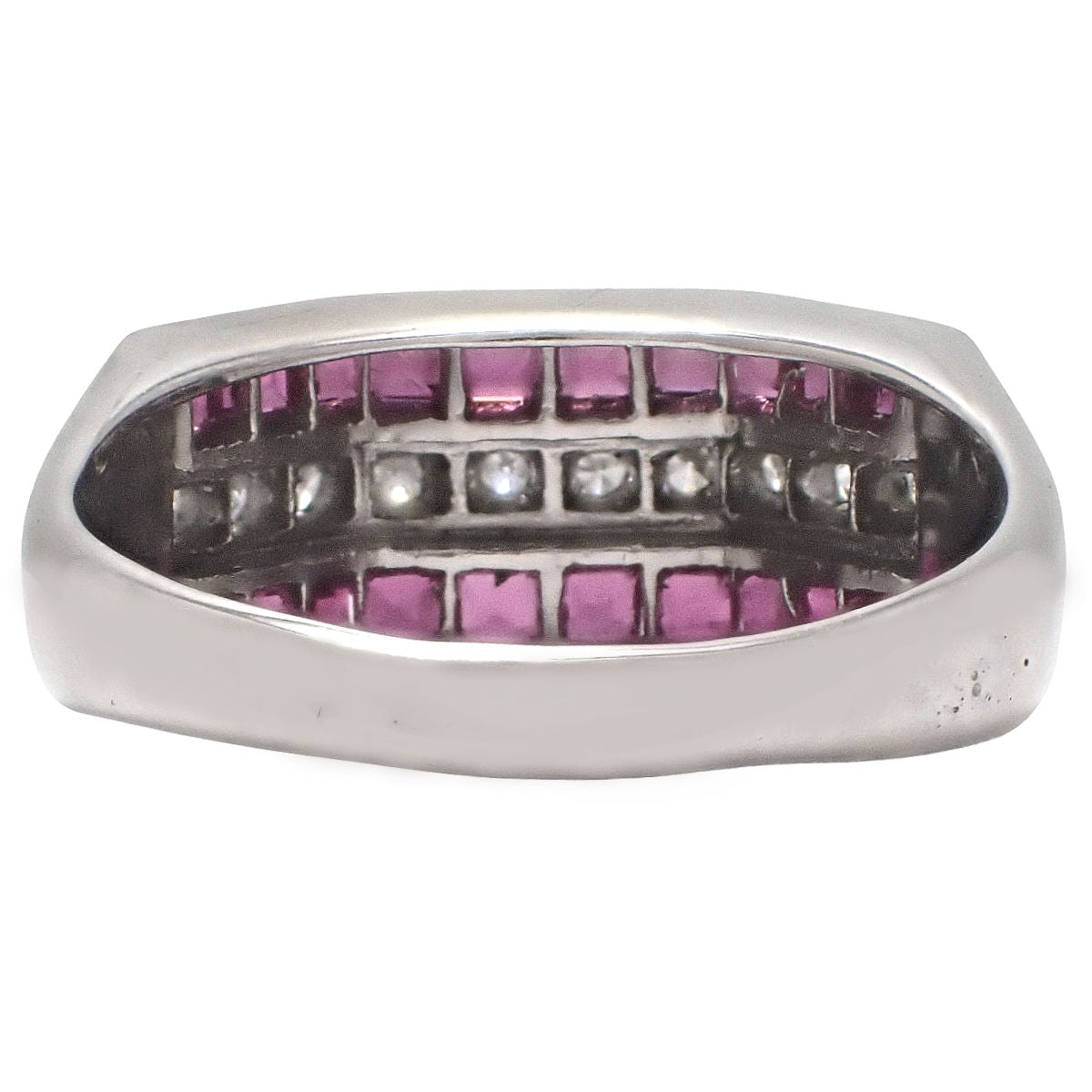 ルビー ダイヤモンドリング R1.23/D0.15 プラチナ Pt900 14.5(54.5)号 8.8g