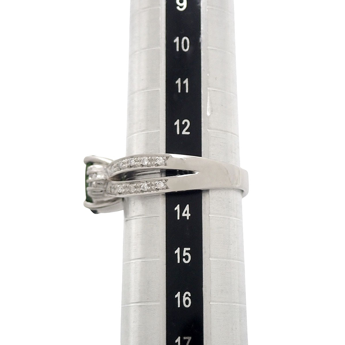 トルマリンリング T1.98/D0.32 プラチナ Pt900 13(53)号 8.1g