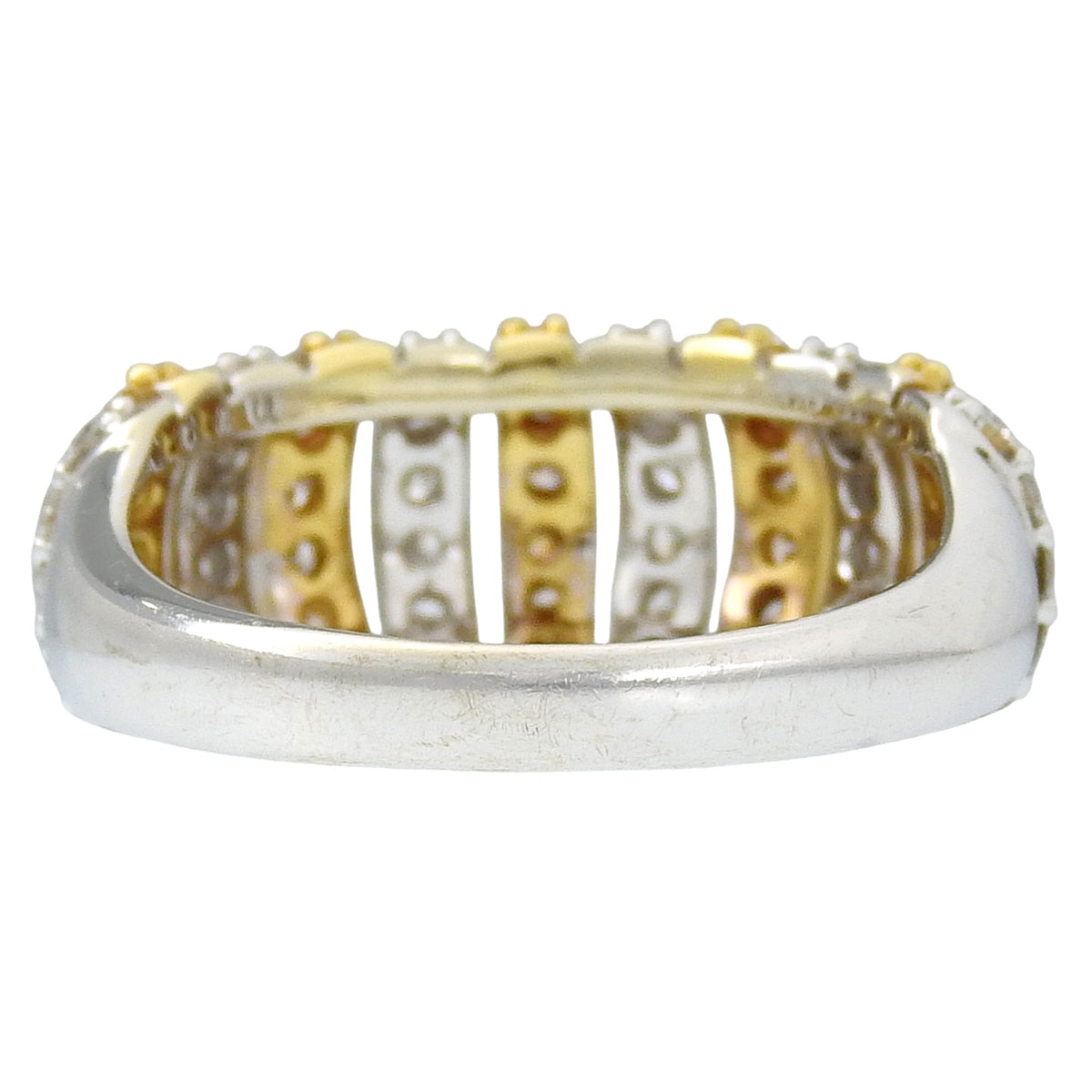 ダイヤモンド リング D0.92 ホワイトゴールド K18WG イエローゴールド K18YG 12(52)号 5.1g