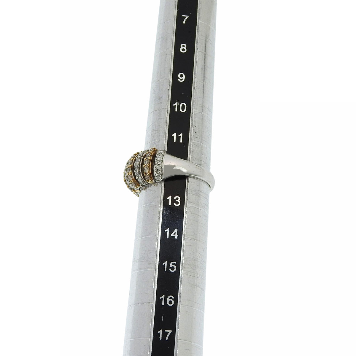 ダイヤモンド リング D0.92 ホワイトゴールド K18WG イエローゴールド K18YG 12(52)号 5.1g