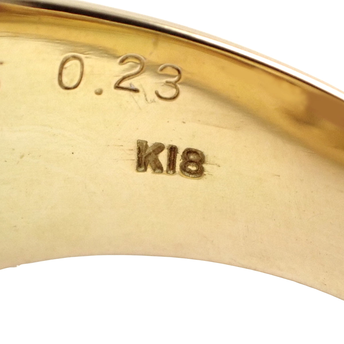 ピンクサファイア ダイヤモンド リング PS1.85/D0.23 イエローゴールド K18YG 10.7g