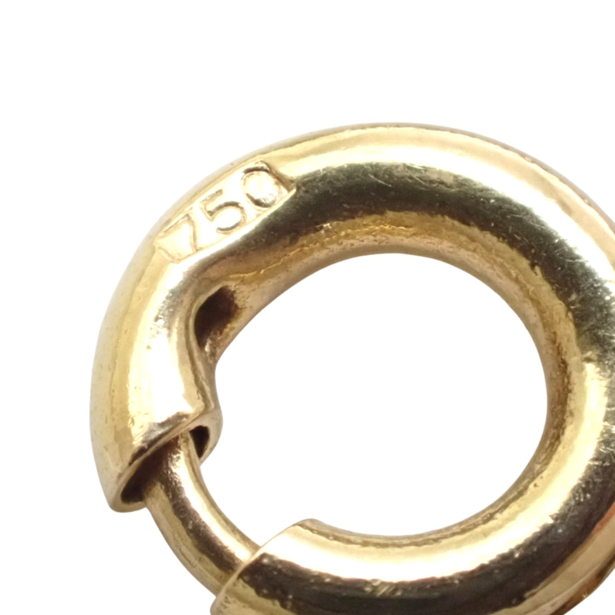 Ruby Diamond Necklace R0.26/D0.26 K18YG K18WG 5.6g