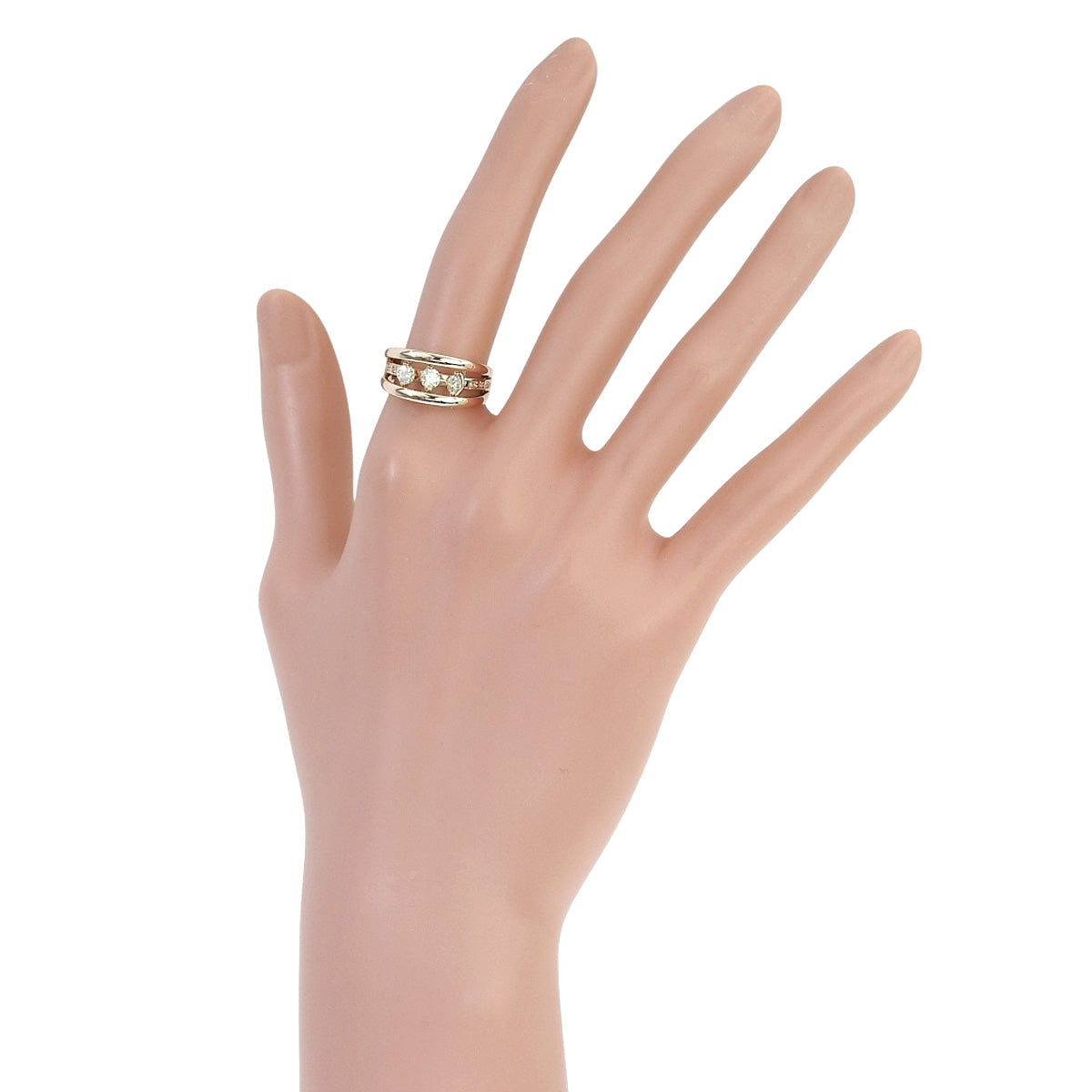 ダイヤ リング D0.50 ピンクゴールド K18PG 4.9g