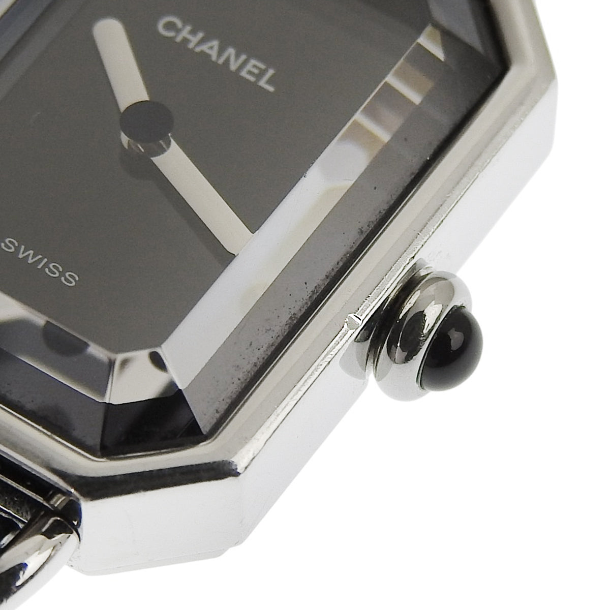 Premiere L H0451 SS Leather Black Quartz Women's