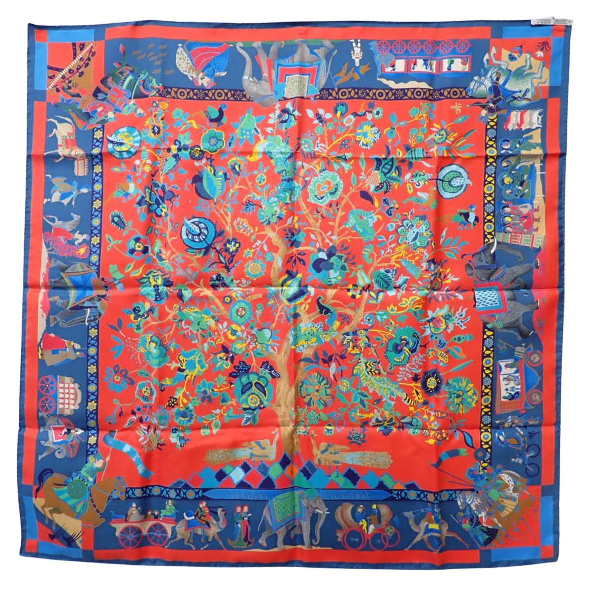 Fantaisies Indiennes 眩惑のインド カレ90 シルク