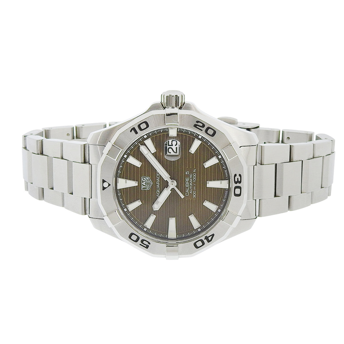 アクアレーサー WAY2018.BA0927 SS ブラウン 自動巻き メンズ