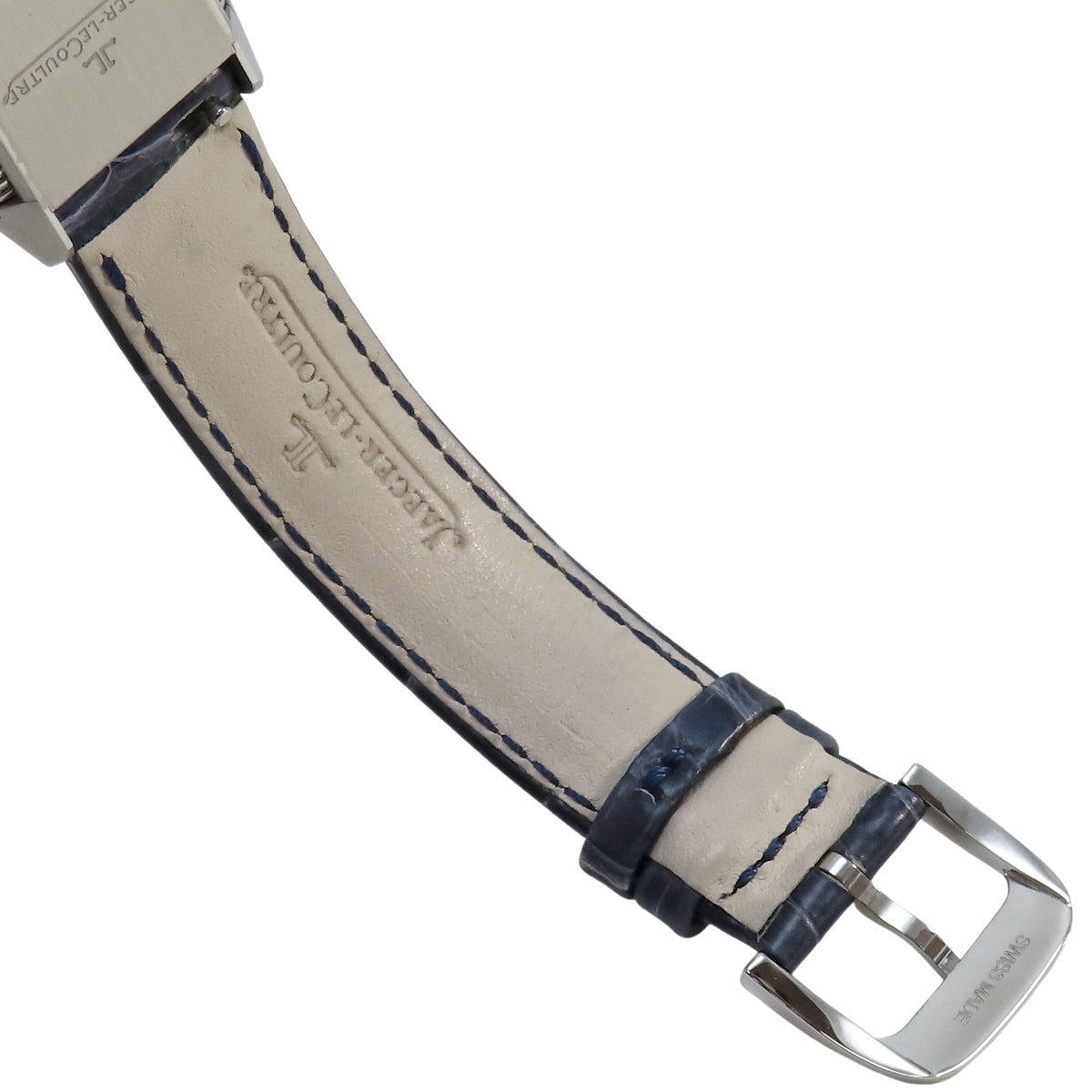 Reverso Classic Small 221.8.47 SS/Leather Silver Quartz Women's