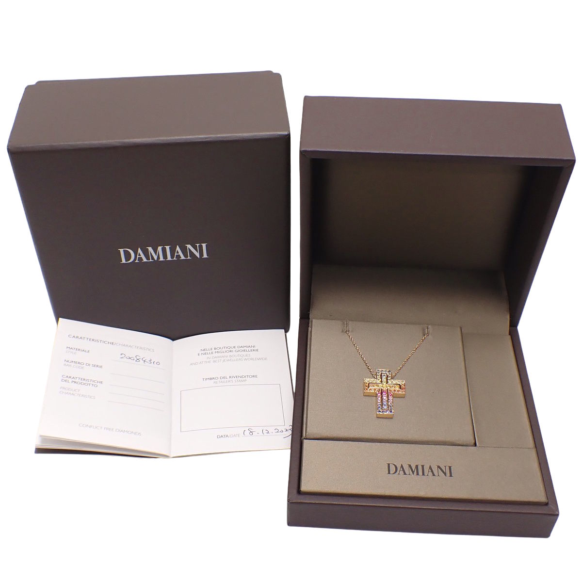 Belle Epoque 蓝宝石和玫瑰金（18K 金）彩虹项链