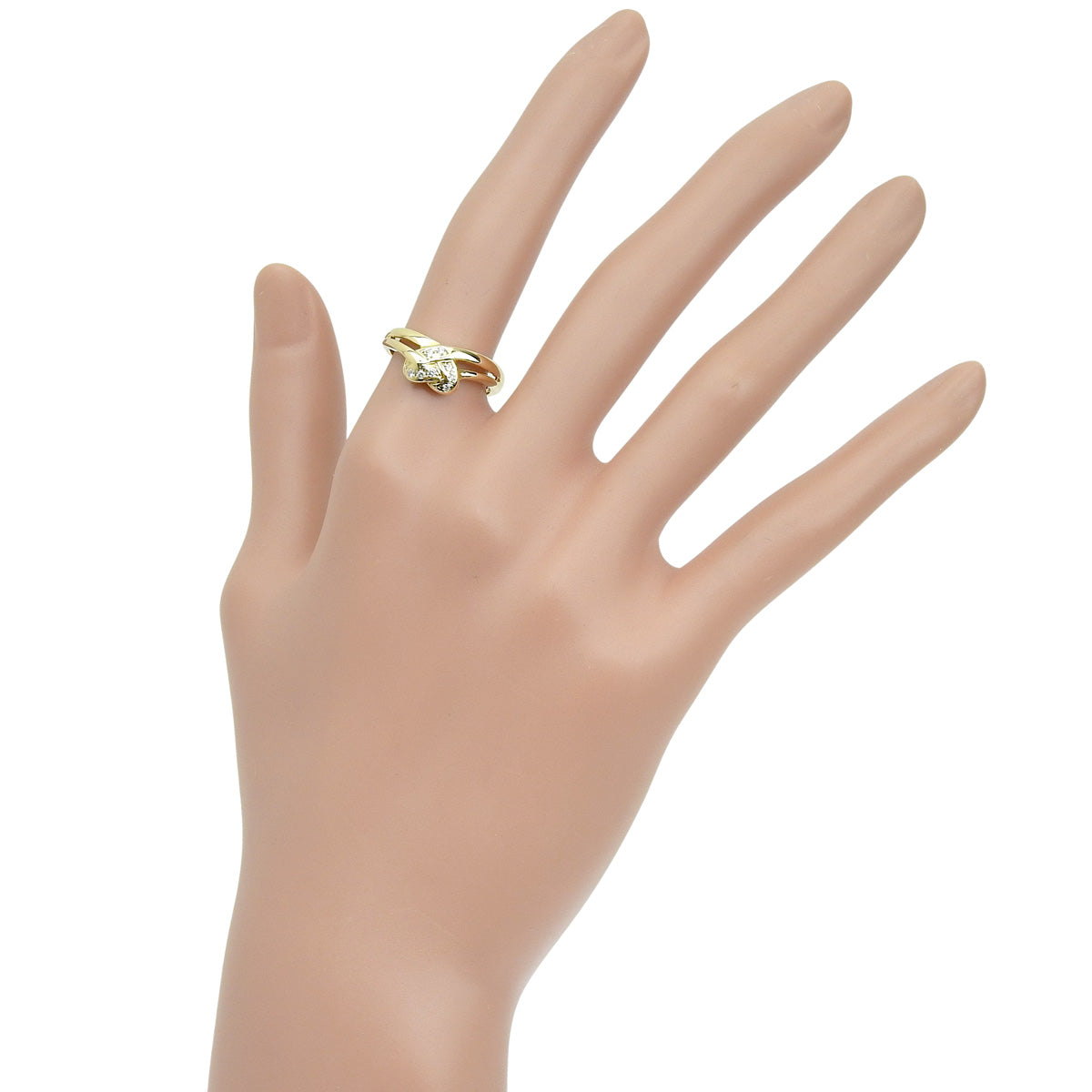 Heart Diamond Ring D0.08 Yellow Gold K18YG