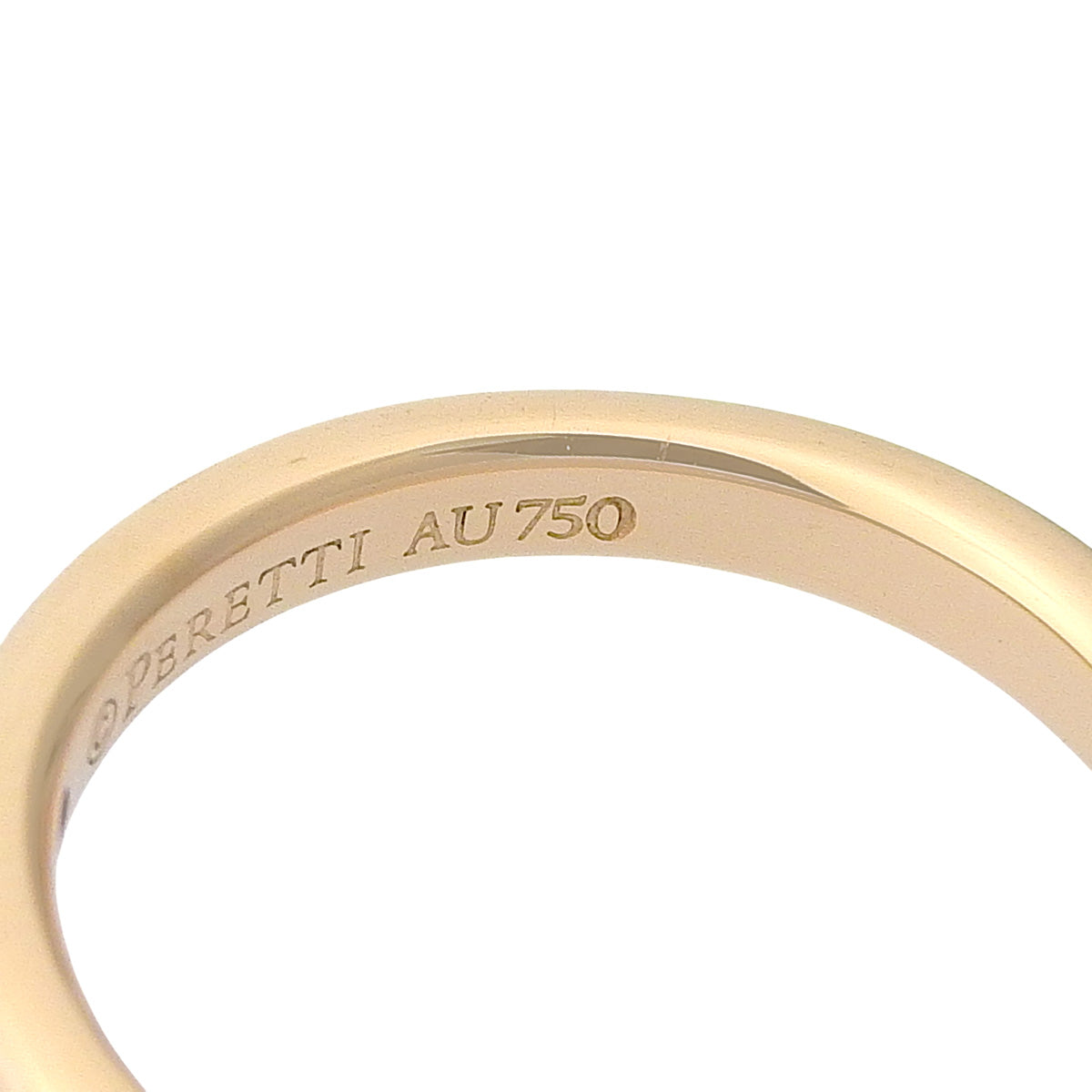 Diamond band ring in pink gold, 18KPG, 3.6g
