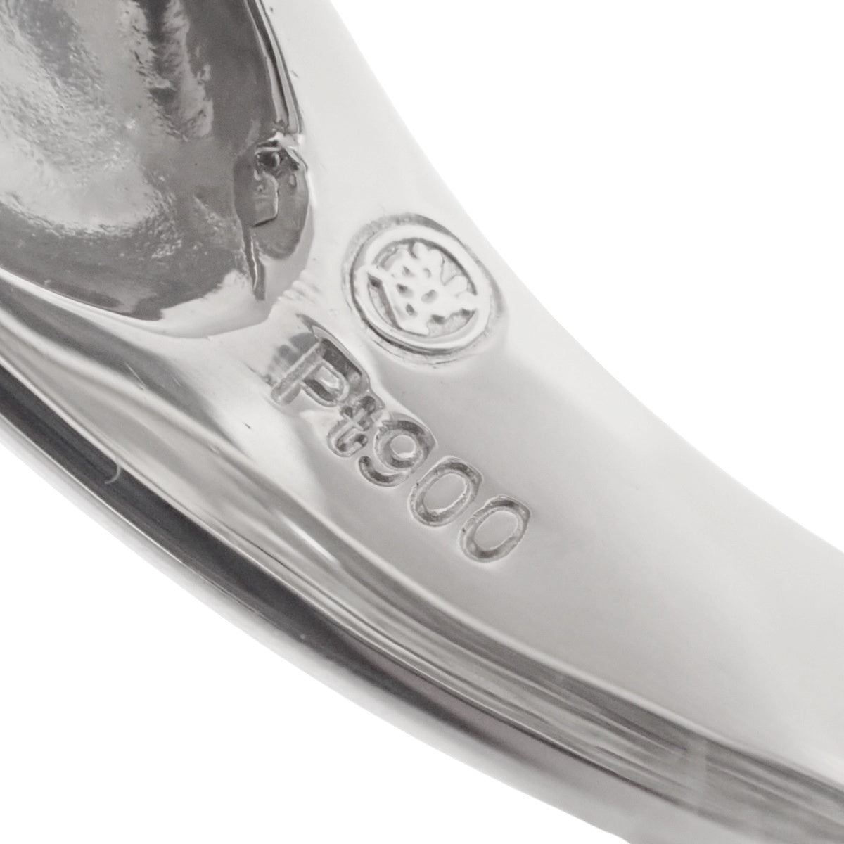 Mitsukoshi Half Pavé Diamond Ring D1.00 Platinum Pt900 Size 15 (US 7.25) 7.2g