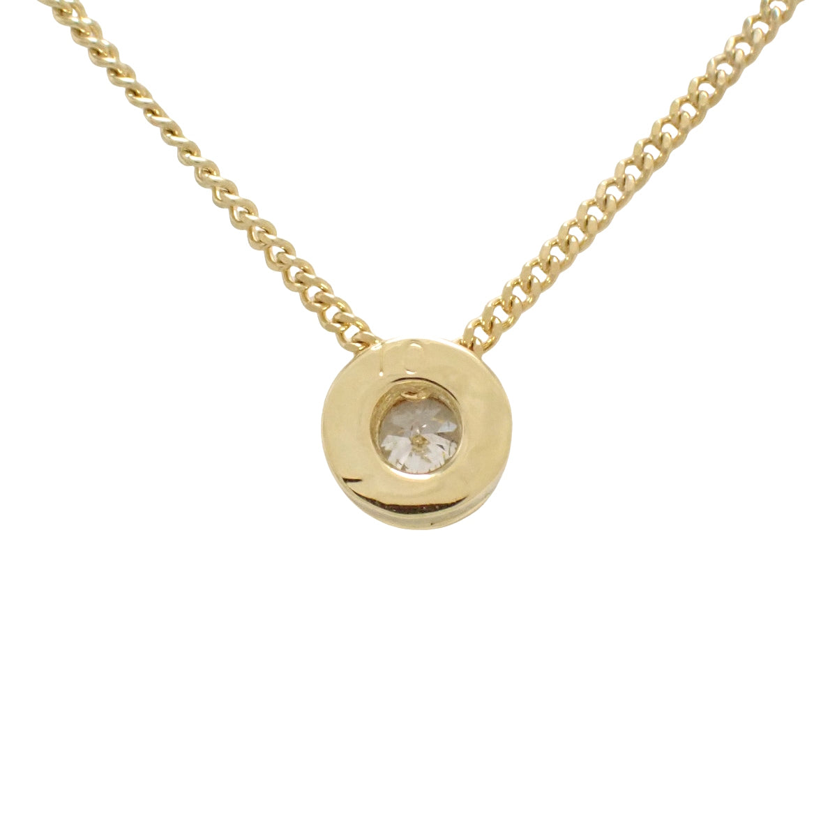 ダイヤモンド ネックレス D1.0 イエローゴールド K18YG 2.5g