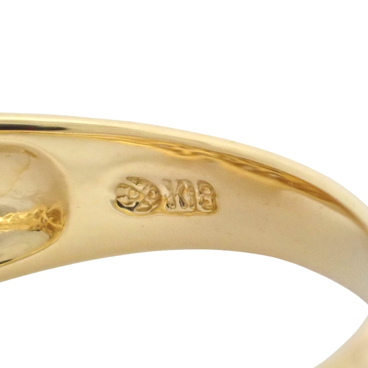 ダイヤモンド リング D1.04 イエローゴールド K18YG 17(57)号 4.9g