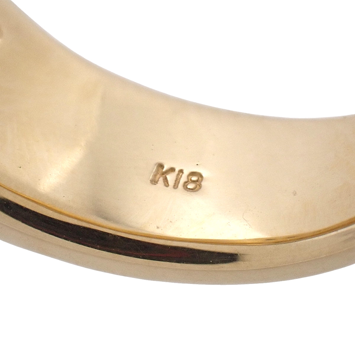 Diamond Ring D0.961 Yellow Gold K18YG Size 12(52) 10.0g