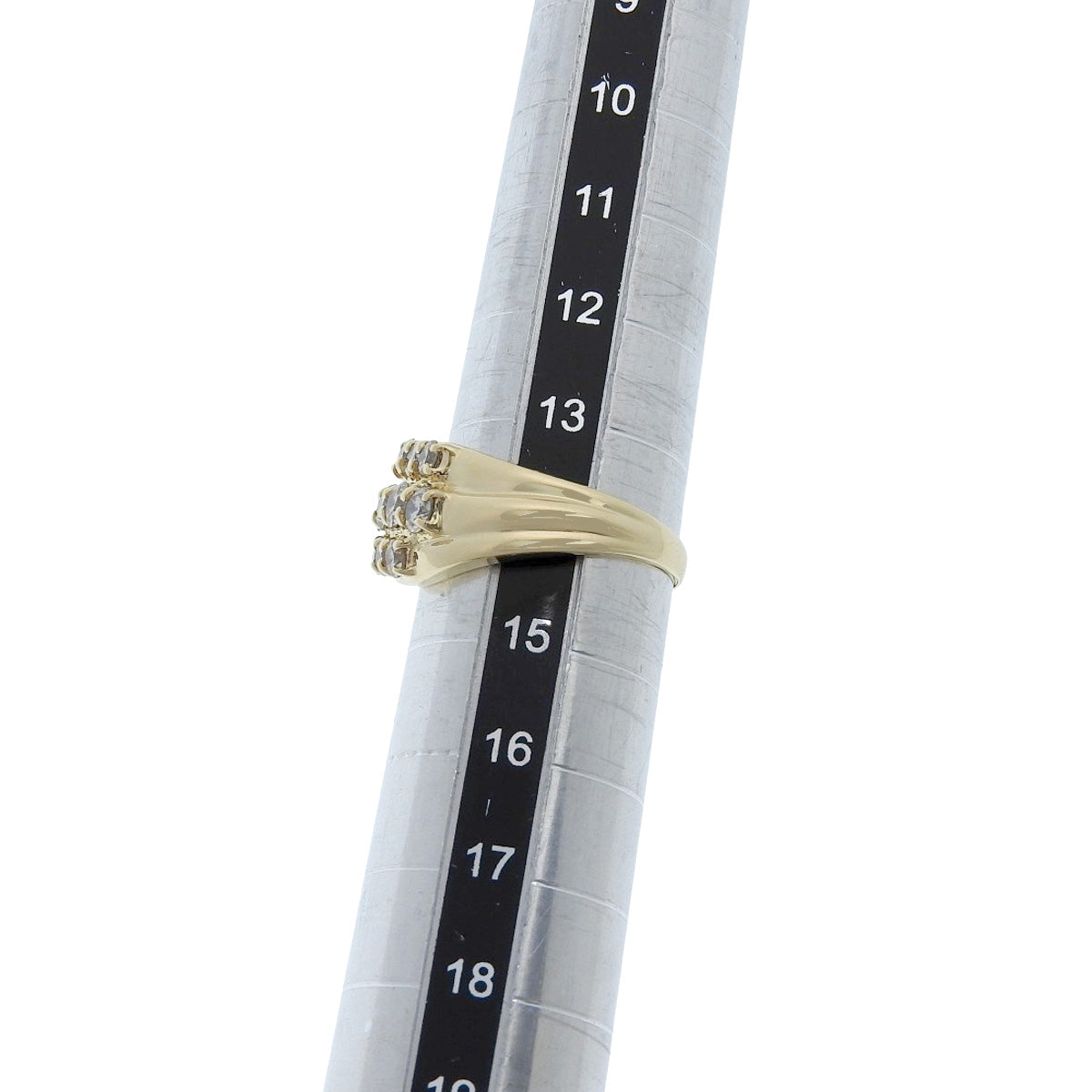 Diamond ring D1.02 Yellow gold K18YG 5.1g