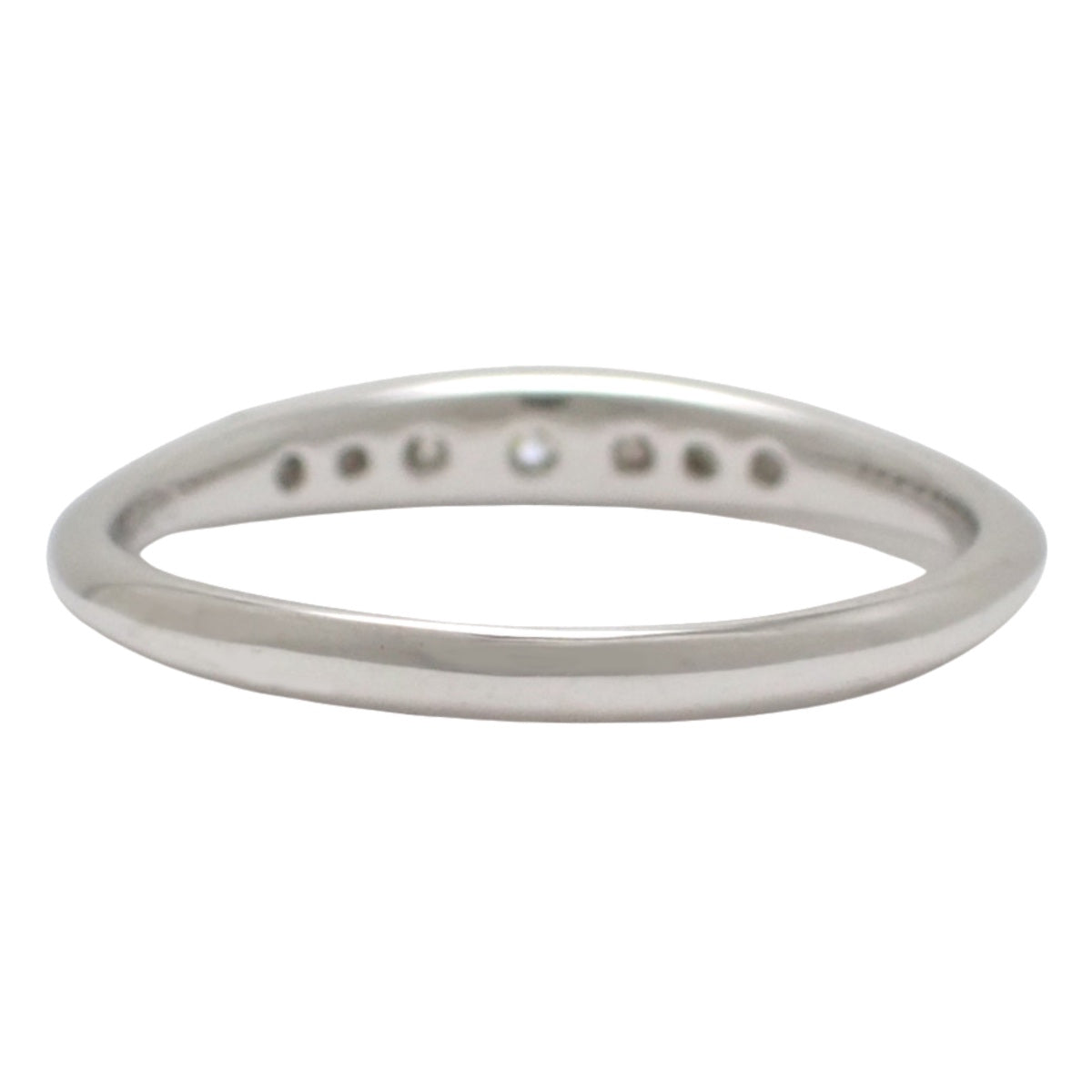 Diamond Ring D0.20 White Gold K18WG Size 12 (US 6) 2.6g