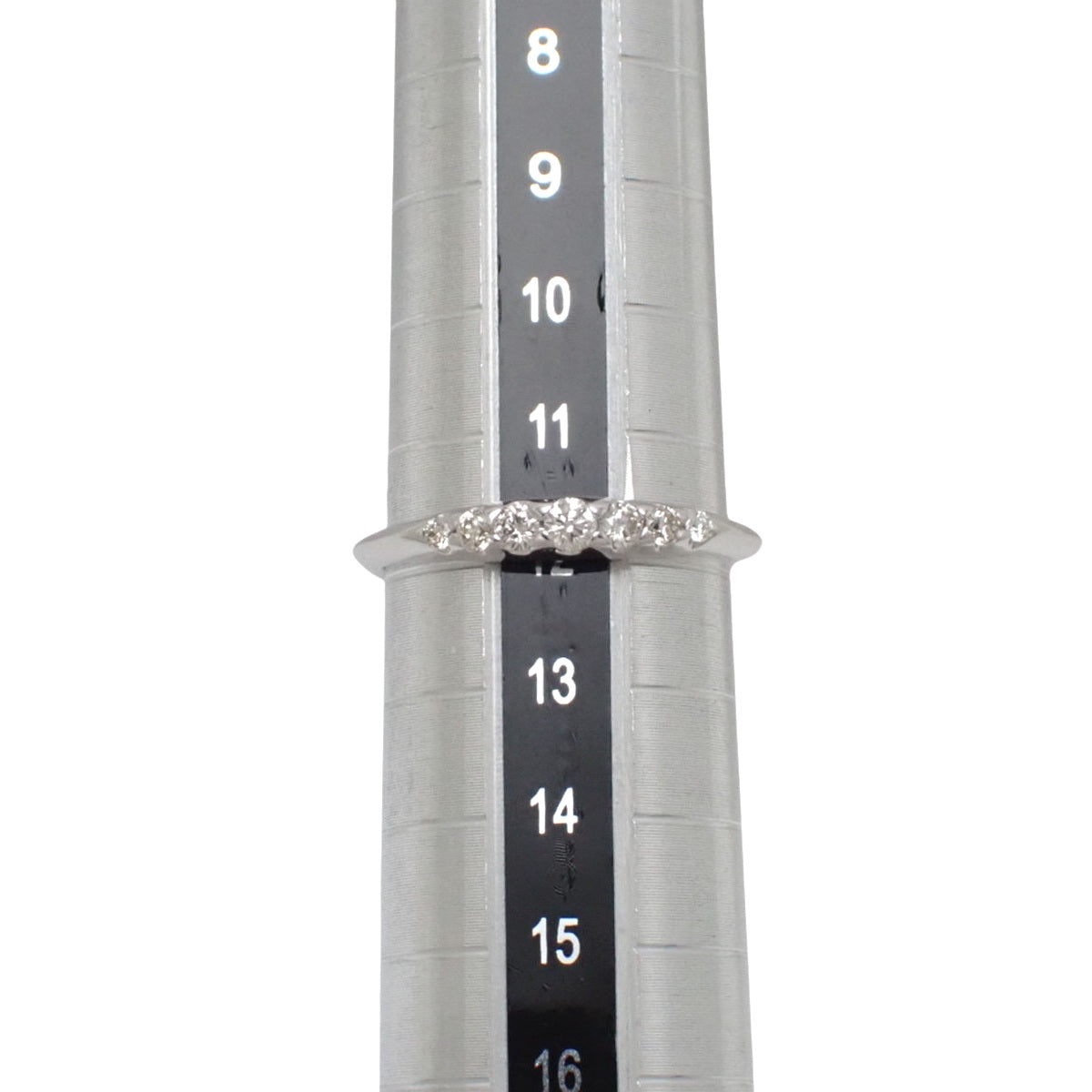 Diamond Ring D0.20 White Gold K18WG Size 12 (US 6) 2.6g