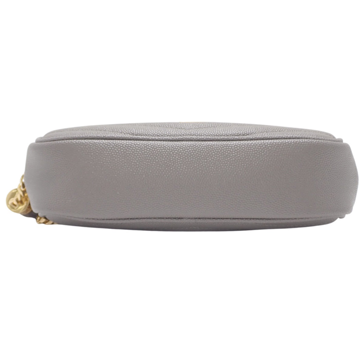 Lou Mini Bag, Leather, Gray, 612579