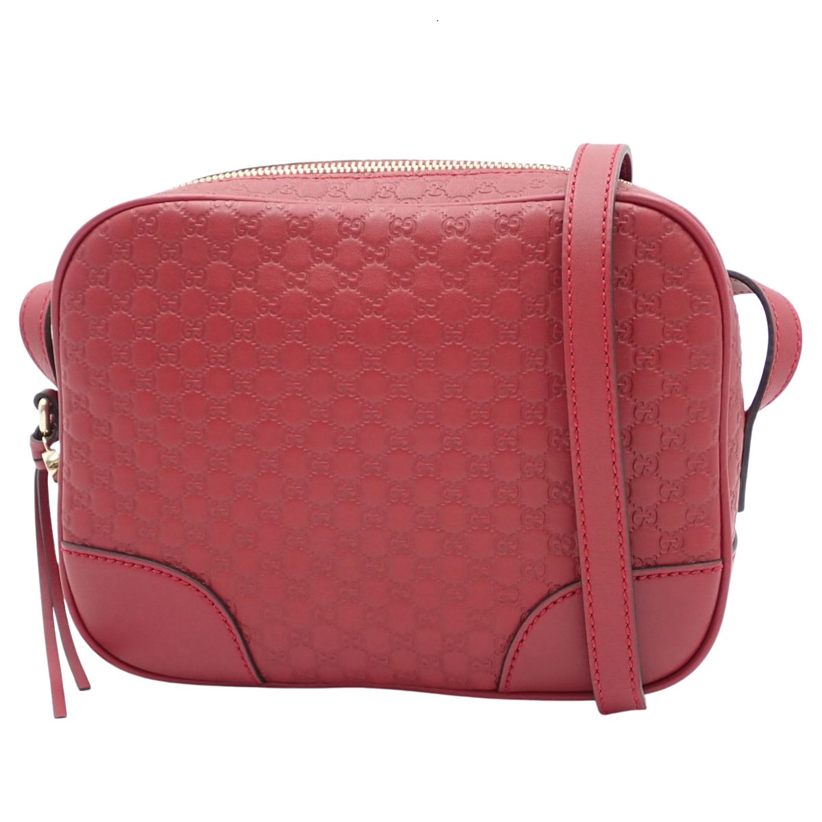 マイクログッチシマ クロスボディバッグ レッド 449413