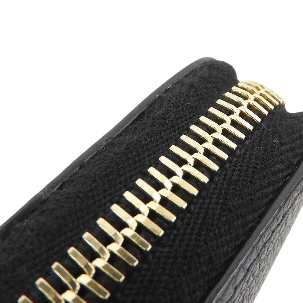 ラウンドジップ ロングウォレット レザー ブラック 414570