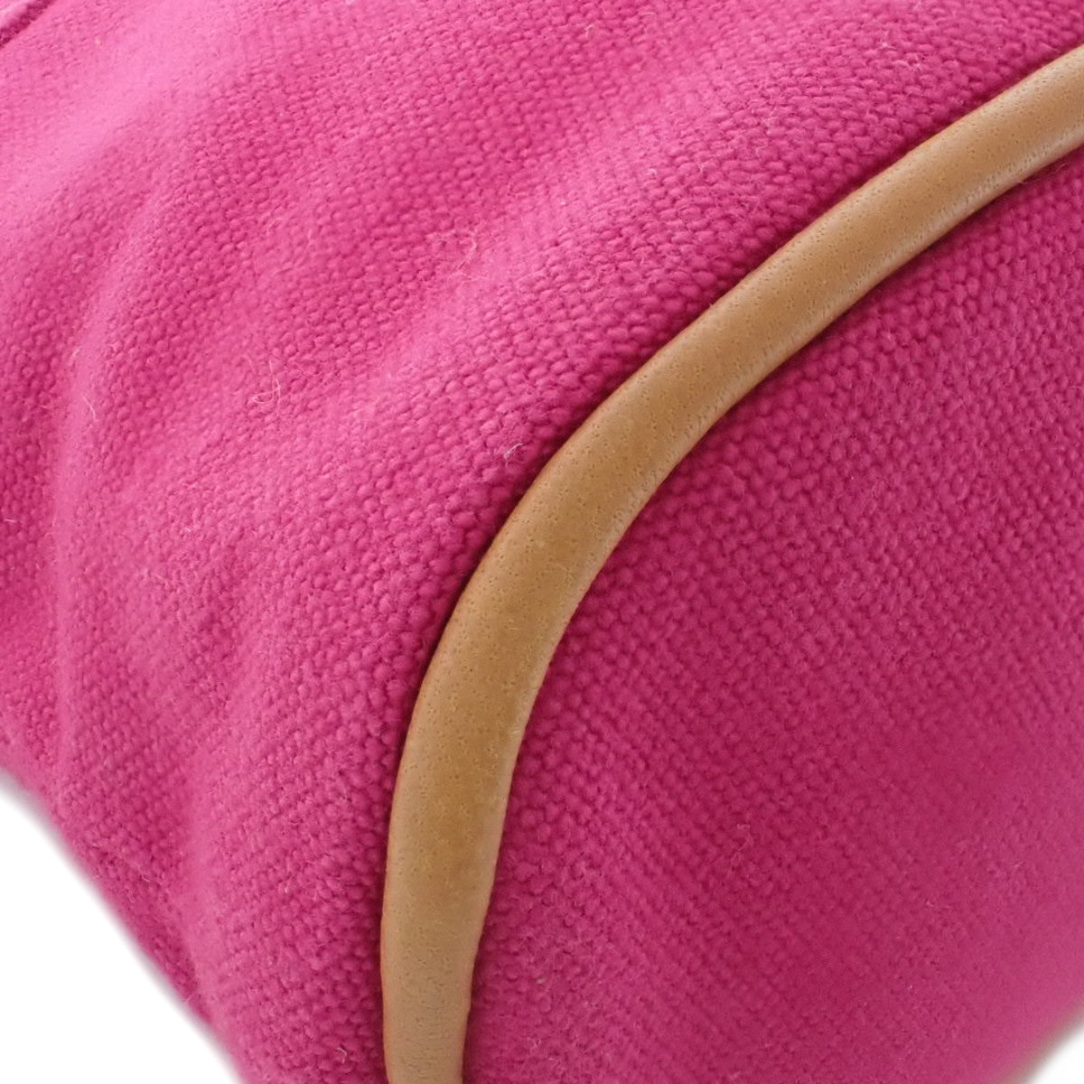 Bolide迷你手拿包，粉色棉帆布材质，银色五金配件