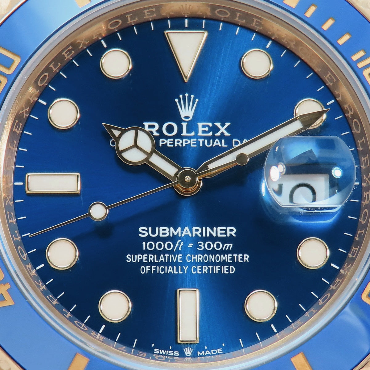 サブマリーナー デイト 126618LB YG ランダム番 ロイヤルブルー 自動巻き メンズ