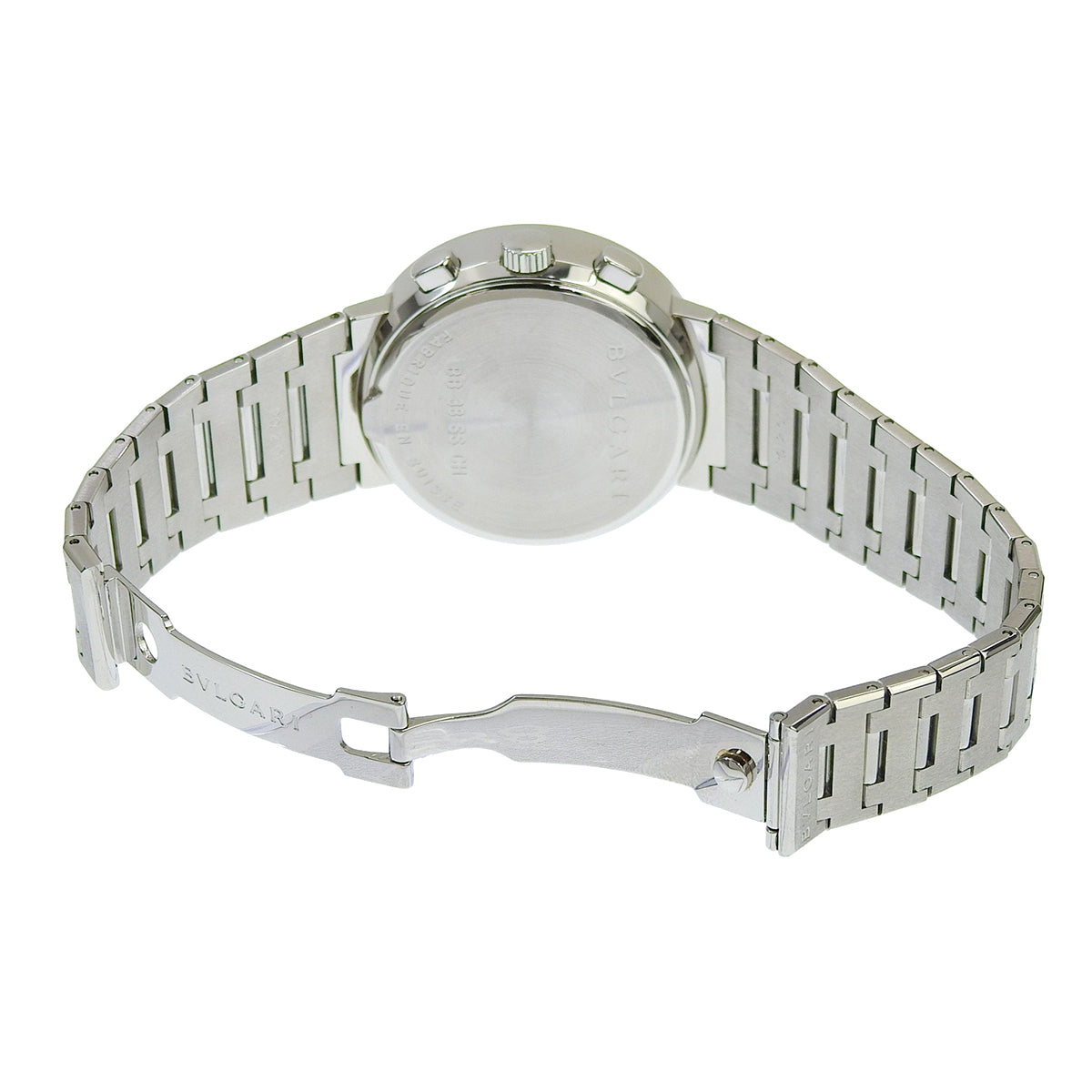 Bvlgari Bvlgari Chronograph BB38SSCH SS Black Automatic Men's Watch