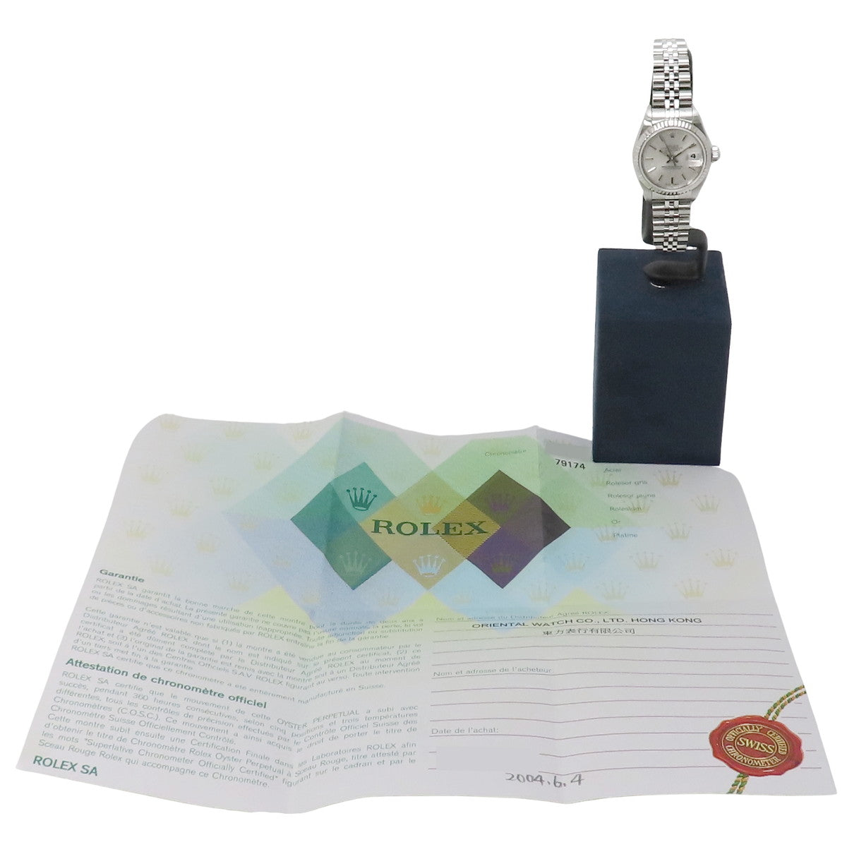 デイトジャスト 79174 WG/SS Y番 シルバー 自動巻き レディース