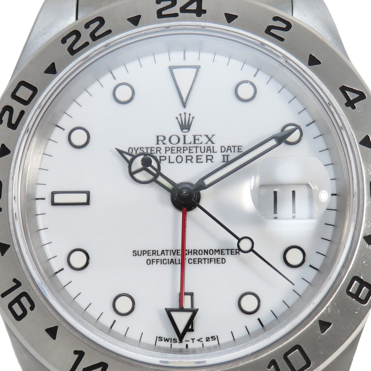 Explorer II 16570 SS N 编号 白色自动男士腕表