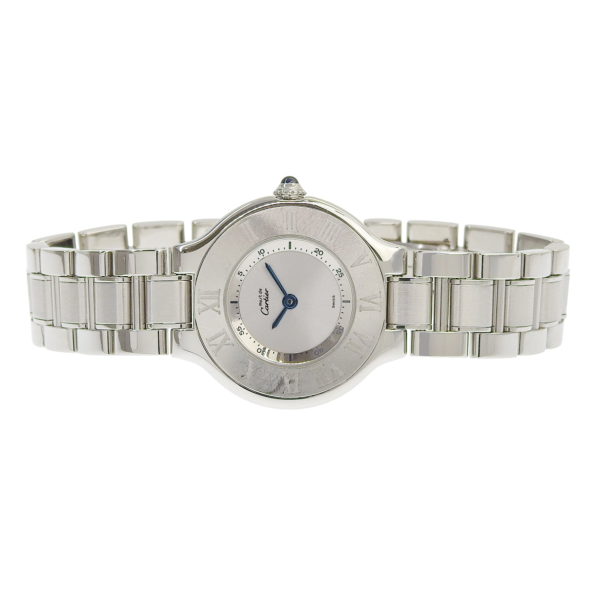 Must 21 Vantianne W10109T2 SS 银色石英女表