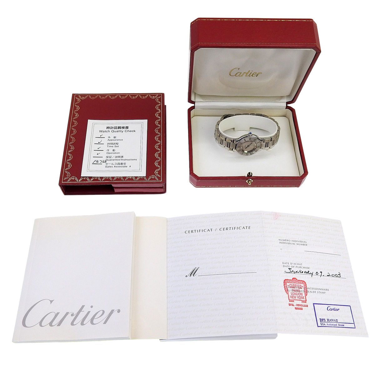 Must 21 Vantianne W10109T2 SS 银色石英女表