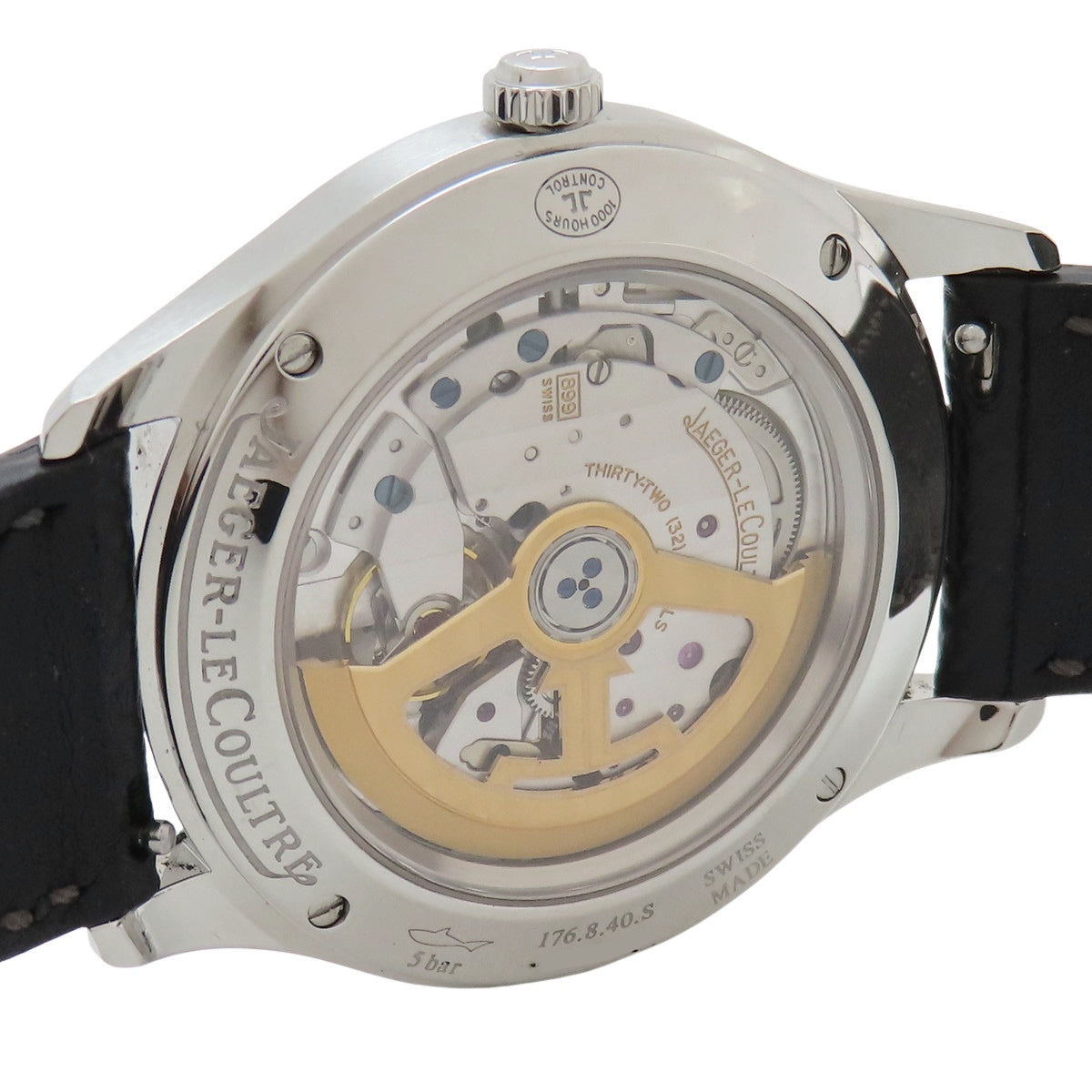 Master Control Date Q1548530 Stainless Steel/Leather Silver Automatic Men's