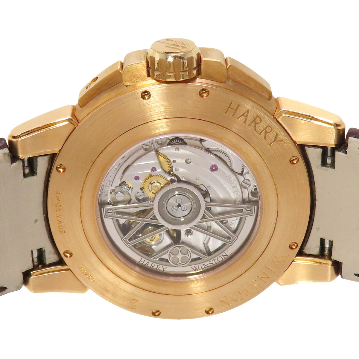Ocean by Retrograde OCEABI42RR001 RG/Leather Silver Automatic Men's Watch