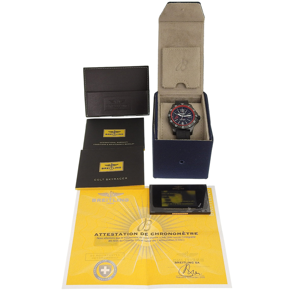 コルト スカイレーサー 室屋義秀コラボ 日本150本限定 X74320B9/BG43 ブライトライト ブラック クオーツ メンズ