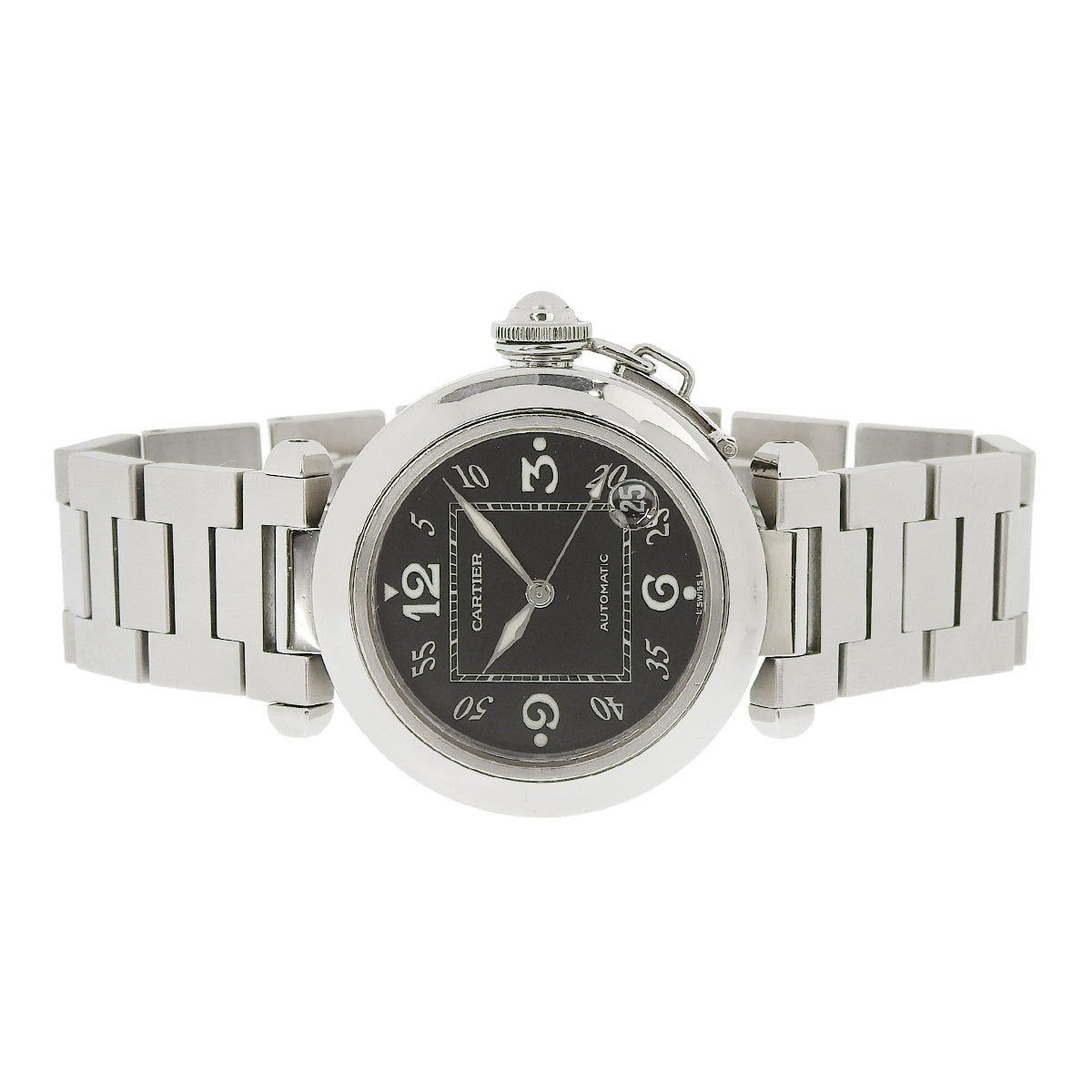 Pasha C W31043M7 SS Black Automatic Unisex