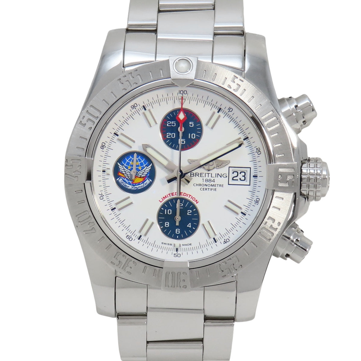 アベンジャーⅡ ブルーインパルス リミテッドエディション 日本国内300本限定 A133811A/A811 SS ホワイト 自動巻き メンズ