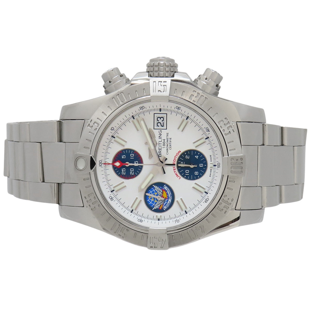 Avenger II Blue Impulse Limited Edition, Limited to 300 pieces in Japan, A133811A/A811, Stainless Steel, White, Automatic, Men's