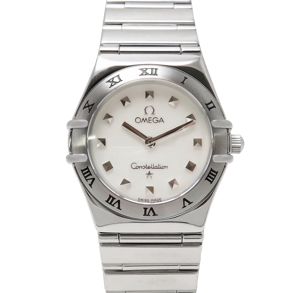 コンステレーションミニ マイチョイス 1561.71.00 SS シェル文字盤 ホワイト クオーツ レディース